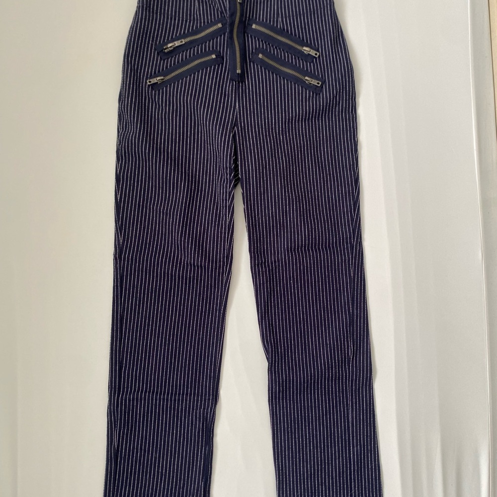 Womens Pinstripe Highwaist pants
